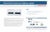 Centrale d'alarme AMAX 3000 - …resource.boschsecurity.com/documents/AMAX_3000... · u 32 zones à raccordement filaire et/ou radio - ... envoyé au téléphone fixe ou à un téléphone