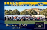Nous servons - Lions Club Lessines-Athlionsla.be/partners/revue2017.pdf · Revue 2017 1 e LIONS CLUB est un club de service international de bénévoles. ... (Nous servons) et qui