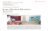Jean-Michel Meurice Ipomées - Galerie La Forest Divonne · La forme de la feuille n’est pas un motif esthétique ou décoratif, elle constitue pour lui un signe nou-veau de son