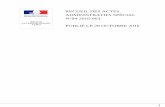 RECUEIL DES ACTES ADMINISTRATIFS SPÉCIAL … · Claudine Schmidt-Laine ARTICLE 2 : Le jury se réunira au rectorat de Grenoble le vendredi 04 novembre 2016 à 10:00. PROFESSIONNEL.