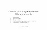 Chimie bio-inorganique des éléments lourdsimbg-grenoble.fr/cours/W.pdf · Mo et W parmi les moins abondants des métaux de transition dans la croûte terrestre! Molybdenite (MoS