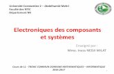 Electroniques des composants et systèmes - Djamel …dbenmerzoug.e-monsite.com/medias/files/composant-chapitre-03.pdf · Qu’est ce qu’une architecture? •L'architecture d'un