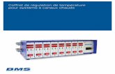 Coffret de régulation de température pour système à ... · A HRC215 Module de contrôle à microprocesseur à double affichage B GMFE5 Coffret 5 zones, alimentation standard 3