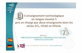 L’enseignement technologique en langue vivante 1 …ww2.ac-poitiers.fr/anglais/IMG/pdf/ETLV_mai_2012.pdfSTL / Un professeur des enseignements technologiques pour les séries STD2A,