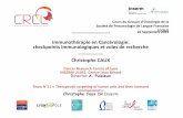 Cours du Groupe d’Oncologie de la Société de ...splf.fr/wp-content/uploads/2016/09/Caux_GOLF-Pneumo-Sept-2016-vf.… · Immunothérapie en Cancérologie: checkpoints immunologiques
