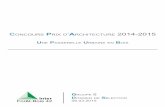 C Prix d Architecture 2014-2015 DOSSIER - IFB 42 · composant l'ossature ovale de la passerelle . Afin de déterminer la forme des pièces et ... modélisation simplifiée de la structure.