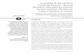 La synthèse de documents à l’université française : …formation-profession.org/files/numeros/8/v22_n02_133.pdf · Notre contribution s’inscrit dans le domaine de la didactique