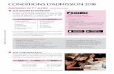 CONDITIONS D’ADMISSION 2018 - bba.edhec.edu · un lycée français (France ou étranger) ou dans un lycée ... Campus de Lille : +33 (0)3 20 15 45 00 Campus de Nice : +33 (0)4 93
