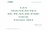 Les nouveautes du Plan de Paie Sage - kesys.fr .COMMUNICATION NOUVEAUTES DU PLAN DE PAIE SAGE â€“