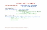 PLAN DU COURS 2ème Partie Physico-Chimie des …medecine-pharmacie.univ-fcomte.fr/.../supports-de-cours/solutions.pdf · 2ème partie : physico chimiie des solutions - Chapitre 1