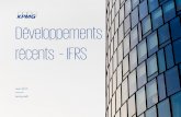 Développements récents IFRS T2 2017 - … · de la vente des articles produits dans le cadre des tests d’une immobilisation corporelle avant qu’elle soit utilisée à sa fin