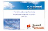 Présentation des actions 2012-2020 - quint-fonsegrives.fr · • Développer des réseaux de chaleur à partir ... • Produire des logements sociaux neufs intégrant ... • Finaliser