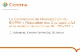 La Commission de Normalisation du BNTRA « … · Les normes de la série NF EN 1504, ... rédaction de la NF P95-105 « renforts composites ... techniques de réparation et matériaux