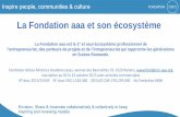La Fondation aaa et son Ecosystème Vision 2016 · 2 COMITES, CONSEILLERS La fondation est entourée de plusieurs comités Le conseil de fondation Muriel Favarger Ripert, co-fondatrice
