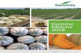 Gamme Melons 2018 - seminisfrance.s3.amazonaws.com · océaniques Influences méditerranéennes ... Sources des données : 8 essais Chenille dans les 3 bassins de production en France