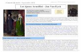 Les époux Arnolfini Jan Van Eyck - web64.ac-bordeaux.frweb64.ac-bordeaux.fr/fileadmin/fichiers/circos/biarritz/JPMERCE/... · représentant de la « renaissance flamande ». Le courant
