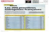 Les 200 premieres entreprises françaises - utb.fr166,2014-12-17-1916-LE... · Ces classements établis par la rédaction du «Moniteur» (avec Ellisphere) recensent les chiffres