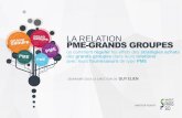 La relation PME-Grand-Groupes - Clarans consulting · PME » dans les stratégies Achat), ! ... " Reçoivent 38% des dépenses déclarées au titre du Crédit Impôt Recherche " MAIS