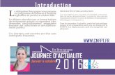JOURNEE D’ACTUALITE 2 0 1 6 - Centre National de … · réseaux) à partir de janvier 2017 Juin Dijon 33 13 septembre Dijon 33 ... le projet de loi apporte des mo-difications au