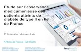 Etude sur l’observance - · PDF file2 IMS Health pour ARS Ile de France - 2016 Objectifs Objectif principal : Estimer l’observance médicamenteuse des patients diabétiques de