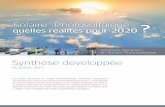 rapport long v3 - Photovoltaïque. · PDF fileLes enjeux du bâtiment : développement durable et autonomie énergétique 10 ... Coût complet de production de l’électricité solaire
