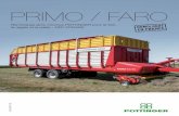 PRIMO / FARO - poettinger.at€¦ · Sur les PRIMO 501 / 701, ... Des essieux avec pneumatiques supportant de grosses ... Parfaite répartition des charges grâce aux compensateurs