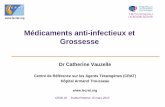 Médicaments anti-infectieux et Grossesse - Accueil - … · Médicaments anti-infectieux et Grossesse Dr Catherine Vauzelle Centre de Référence sur les Agents Tératogènes (CRAT)