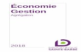 Économie Gestion - Accueil · Économie et gestion - Agrégation 2018 - 6 - LE MANAGEMENT Notions au programme 1. Concepts et modélisations des organisations 2. Problématiques,