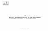 Recommandations d’hygiène pour la préparation et la ...sbssa.spip.ac-rouen.fr/IMG/pdf/Recommandations_Biberons_AFSSA... · Bionettoyage: Ensemble des opérations visant à réduire