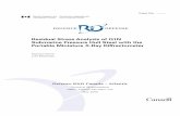 Residual Stress Analysis of Q1N Submarine Pressure …cradpdf.drdc-rddc.gc.ca/PDFS/unc104/p530777_A1b.pdf · Portable Miniature X-Ray Diffractometer Shannon Farrell Luke MacGregor