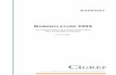 Nomenclature emplois-métiers 2005ph.ris.free.fr/cours/nomenclature-cigref.pdf · Expert réseaux / télécoms Expert méthode et outils / qualité / sécurité / données Expert