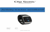 Activity tracker wristband - Clip Sonic · Pour faire défiler les écrans, tout simplement touchez l'écran une fois Affichage ... Aussi l'ECG (électrocardiogramme) s'affiche sur