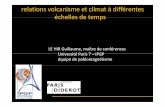 relations volcanisme et climat à échelles de tempsmediaserv.climatetmeteo.fr/.../20151112DiaporamaGuillaumeLeHir.pdf · L’i flL’influencede la didynamiqueétiéruptivesur la
