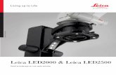 Leica LED2000 & Leica LED2500 · suffit de brancher la fiche secteur et le système est déjà prêt : voilà ce qui s'appelle une solution confortable ! UNE SOLUTION DURABLE ...