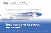 Séminaire Grenoble - CGE · des thématiques de l’innovation pour avoir un impact fort sur la société. Il faut que les politiques soient en capacité de nous aider, de nous soutenir.