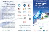 La montagne, territoire d’innovation - interreg-alcotra.eu · A mi‐parcours d’un programme de recherches pluridisciplinaires d’envergure, le LabEx Innovation et Territoires