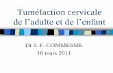 Tuméfaction cervicale de l’adulte et de l’enfantamiform.pagesperso-orange.fr/_media/tumefaction-cervical... · 2017-01-08 · Orientation diagnostique Il est guidé par 4 critères