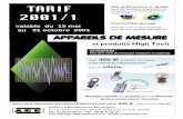 TARIF Nos tarifs mesure et lavage 2001/1 - aeefr.free.fraeefr.free.fr/Resources/Mesure 20011.pdf · - Alternateur p. 16 ... fonctionnement de l’alternateur. 675 p. 15 p. 10 1322
