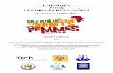 L’AFRIQUE POUR LES DROITS DES FEMMES€™Afrique pour les droits des femmes/6 L’Afrique pour les droits des femmes/7 C. LA MOBILISATION DE TOUTES ET DE TOUS ! Afinde réaliser