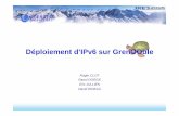 Déploiement d’IPv6 sur GrenOOble - JRES 20052005.jres.org/slides/98.pdf · Se familiariser (DSI) avec la technologie ... ¾Coexistence d’Ospf v2 et v3 (pour IPv6) ... forcément