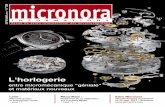L'horlogerie - micronora.com · certain vers le silicium et les composants produits par des process collectifs. ... Mais s’il est clair que cette annonce projette l’horlogerie