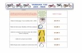 25,75 € 45,00 - Site des 125 Yamaha AS3 RD et RDX125rdx.com/tarifs-pieces-site.pdf · 13/07/2014 01/03/2015 Cette page n'est qu'une liste, pas un site marchand relié à un "panier".