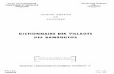 Dictionnaire des villages des Bamboutos - Portail …horizon.documentation.ird.fr/exl-doc/pleins_textes/pleins_textes_7/... · office de la recherche scientifique et technique outre-mer