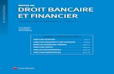 DROIT BANCAIRE · v Droit bancaire : supranationalité ... chargé de cours à ESCP Europe v Incertaine efficacité et alternatives aux doubles Lux Co. (CONTRAT DE CRÉDIT ...