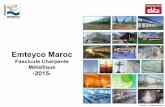 Next Management Consulting - emteycomaroc.ma · • Pylônes Telecom : CDMA / GSM / SDH , de 10 à 80 mètres • Pylônes Monopodes : 30 et 40 Mètres ... Emteyco Maroc dispose de