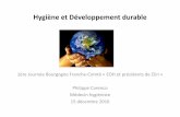 Hygiène et Développement durable - projet.chu …projet.chu-besancon.fr/rfclin/congres/presentations/2016/eoh_pdt... · consommation totale en France. Préoccupations • Cytostatiques