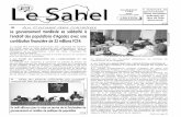 Au Conseil des ministres Le gouvernement manifeste …nigerdiaspora.net/journaux/sahel-10-09-09.pdf · Pour faire face au développement du sous-secteur, ... en Zikr, et en invocation.
