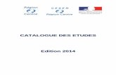CATALOGUE DES ETUDES Edition 2014 - … · AMENAGEMENT DU TERRITOIRE ... lemploi dans lEconomie Sociale et Solidaire en région ...  . 13