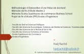 Méthodologie Mémoire Ecoles Supérieures de …©thodologi… · Enseignement Enseignant en Master II à l’Université de Paris-Est Créteil Val de Marne ... emploi de logiciel,