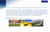 à partir de la trituration d’oléagineux et du raffinage d ... · 4 Document de référence sectoriel sur la fabrication de matières premières sûres pour les aliments des animaux